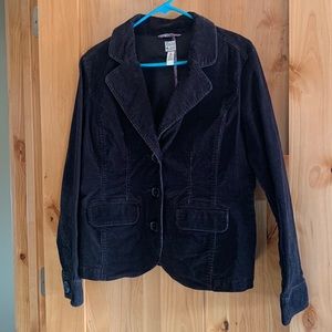 Black corduroy blazer